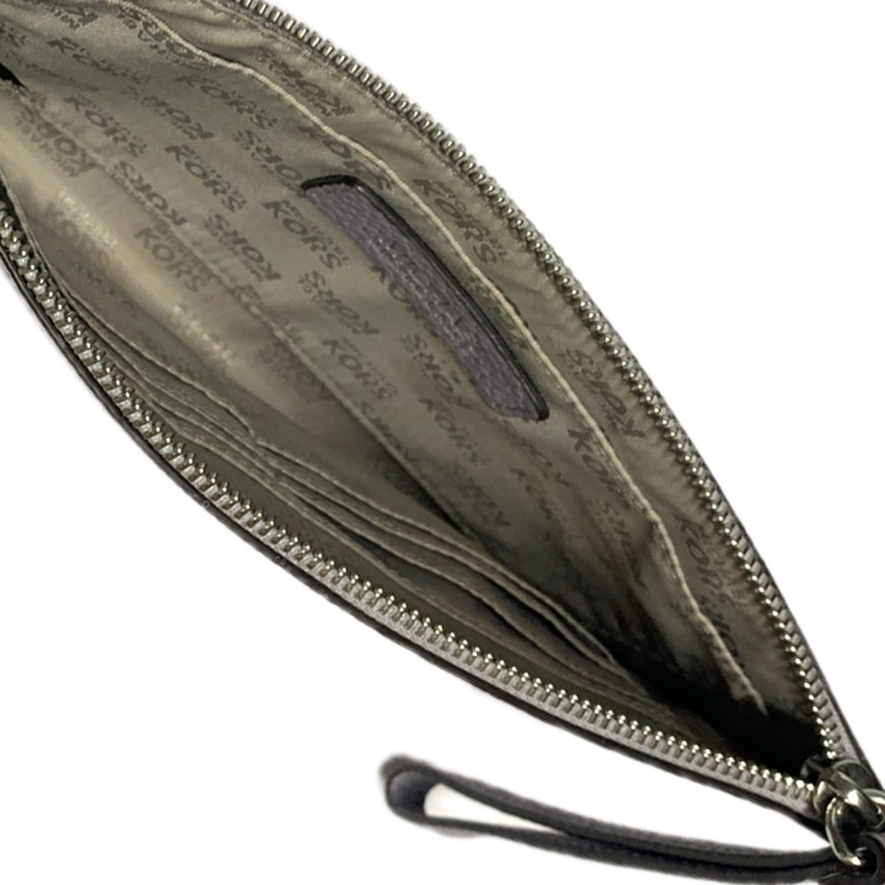 Michael Michael Kors Fulton Large Zip Leather Clutch Lilac - Picture 4 of 12